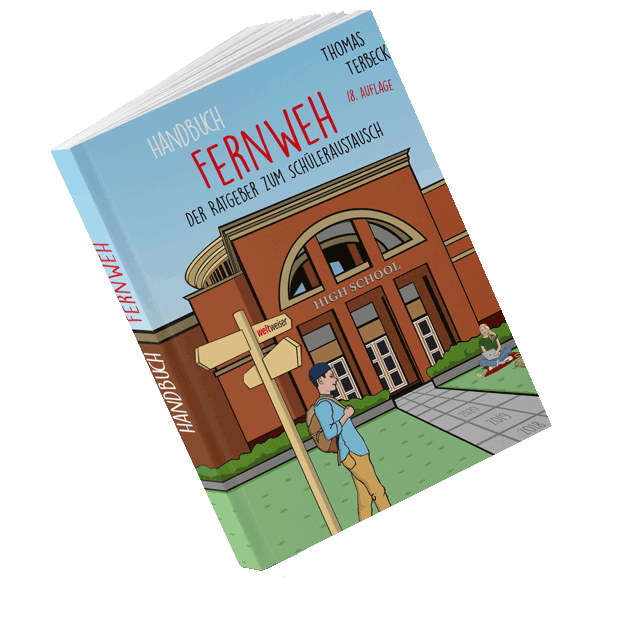 weltweiser · Handbuch Fernweh · Schüleraustausch · Cover